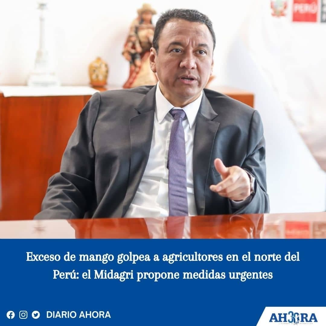Exceso de mango golpea a agricultores en el norte del Perú: el Midagri propone medidas urgentes