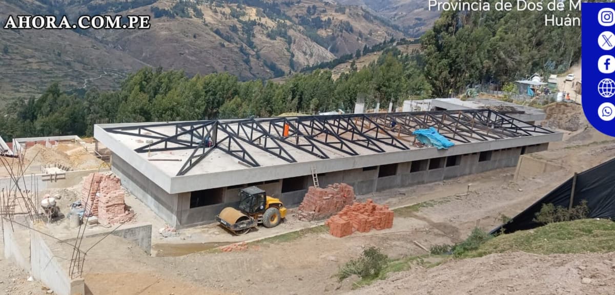 Avanza al 45% la construcción del Centro de Salud Pachas