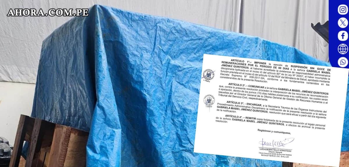 Red de Salud niega problema de almacenamiento de medicinas pese a imágenes