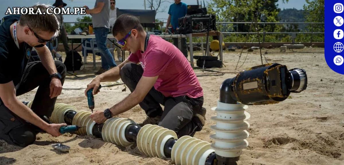 NASA desarrolla robot serpiente para explorar lunas de Saturno en busca de vida