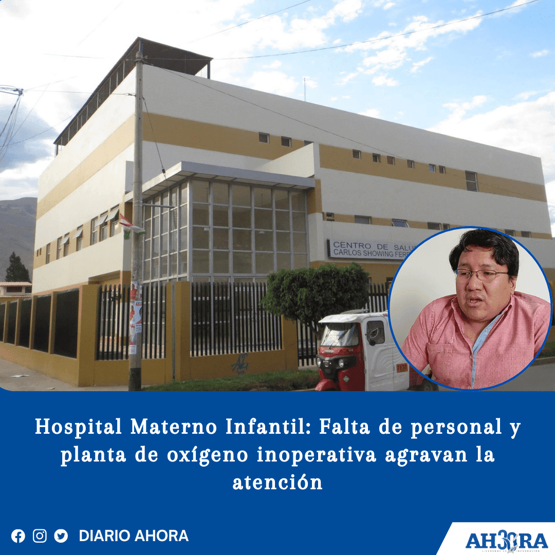 Hospital Materno Infantil: Falta de personal y planta de oxígeno inoperativa agravan la atención