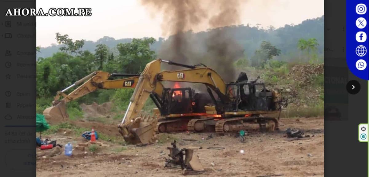Golpe contundente a la minería ilegal: Incautan maquinaria por más de 42 millones de soles
