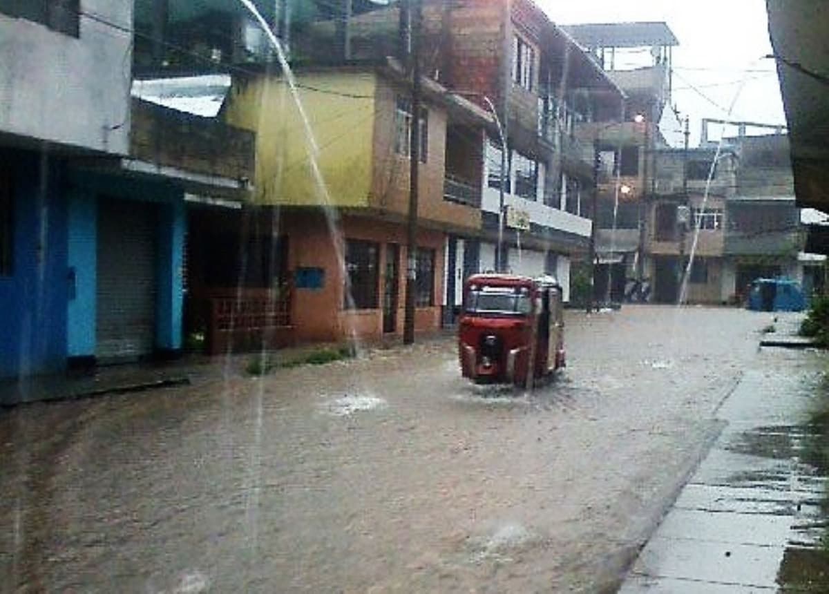 Lluvias intensas en la selva continuarán hasta el 28 de marzo con ráfagas de 40 km/h
