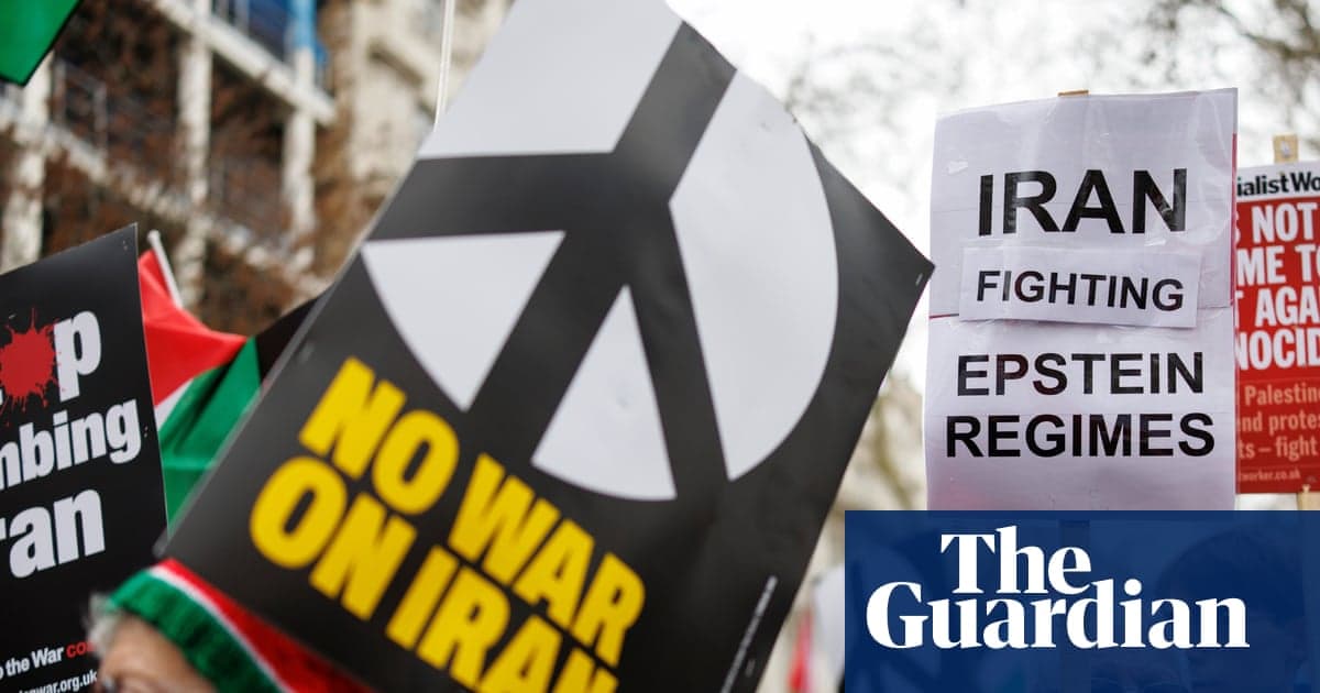 Londres: Miles marchan a Embajada EEUU, piden fin la guerra contra Irán