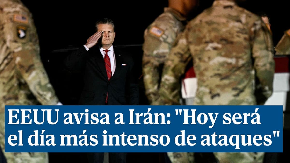 EEUU a Irán: Hoy el día más intenso de nuestros ataques