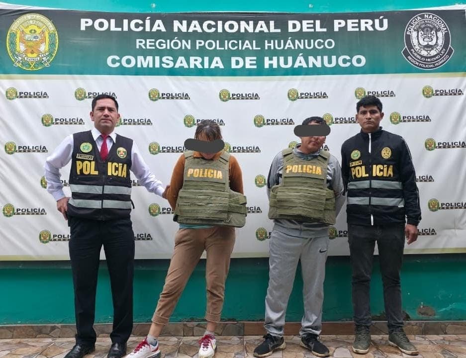 Caen presuntos integrantes de “Los Chukys del Huallaga” tras robo de S/ 15 mil en Huánuco