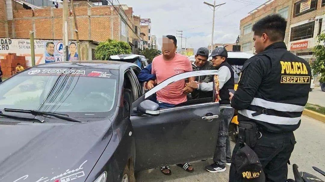 Capturan a presunto extorsionador cuando iba a cobrar S/ 3 mil por devolución de motocicleta robada en Amarilis