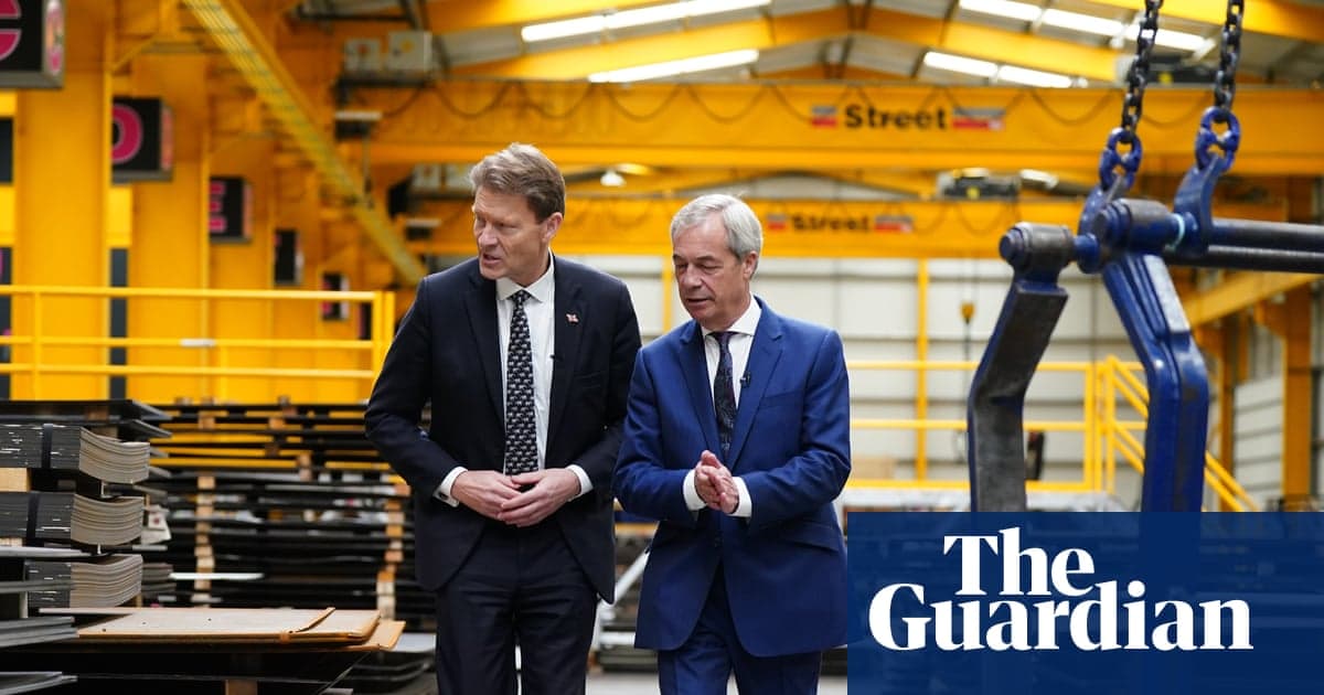 Reform UK encarga a empresarios del acero plan estratégico alternativo
