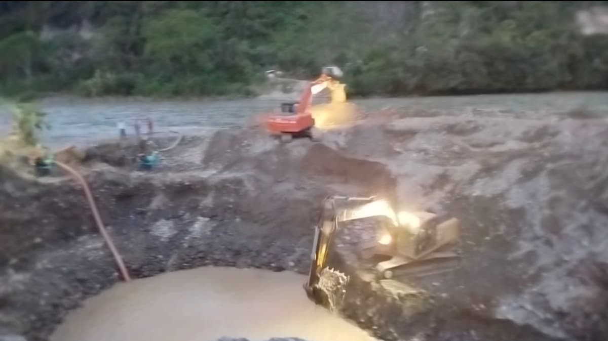 Castillo Grande: Puente Moyuna avanza al 37%, pero el río aún frena la obra central