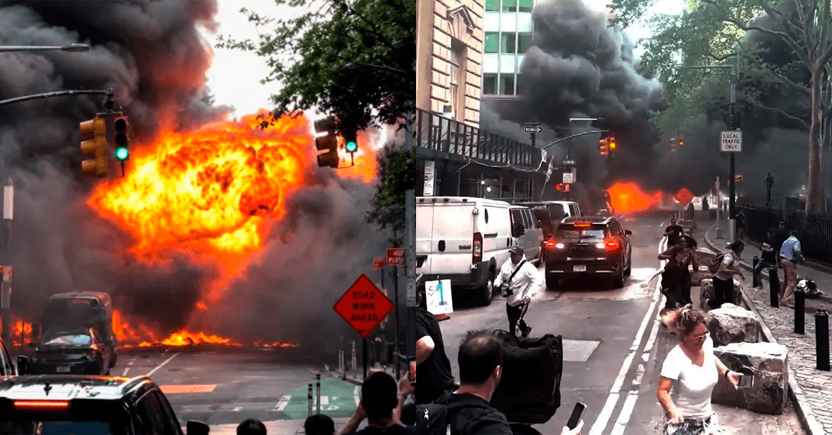 Pánico en Nueva York: Explosión de vehículo cerca del símbolo financiero de Wall Street