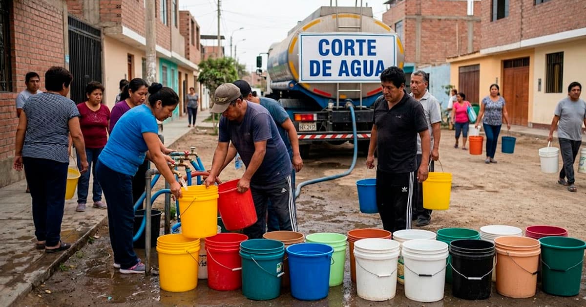 El 1 de junio, Sedapal cortará el agua en varios distritos de Lima