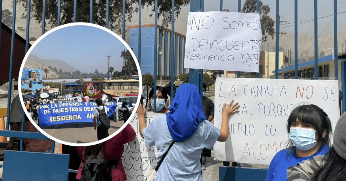 Estudiantes de la Cantuta ocupan residencia universitaria denunciando presencia ilegítima
