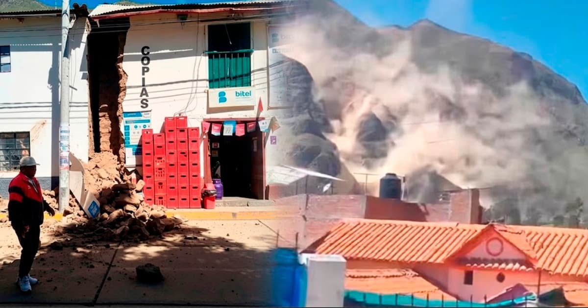 Un fuerte sismo destruye viviendas y bloquea carreteras en Huaytará, Huancavelica