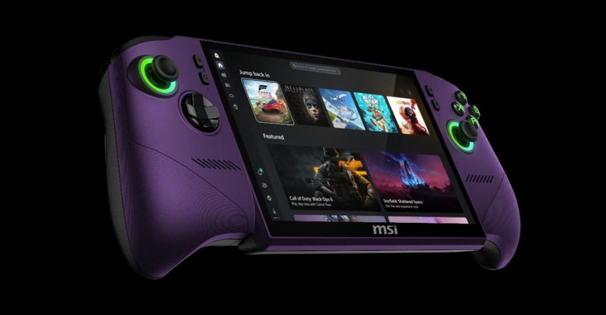 MSI presenta su nuevo Claw 8 EX AI Plus portátil de juegos