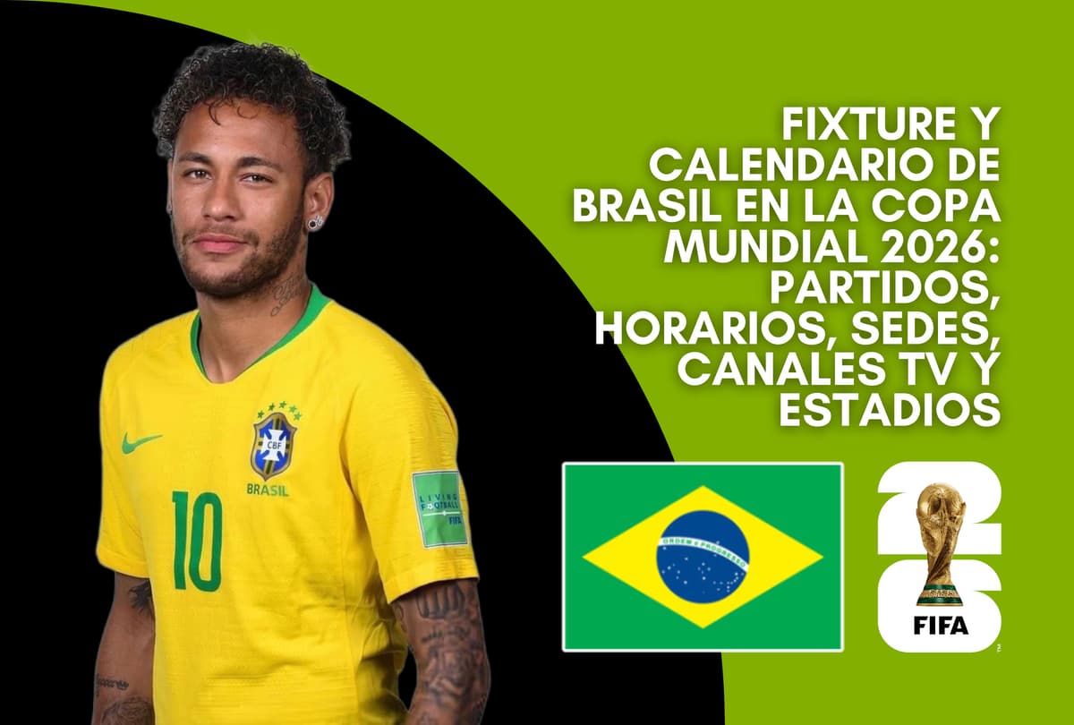 Mundial 2026: fixture de Brasil en el Grupo C con sedes confirmadas
