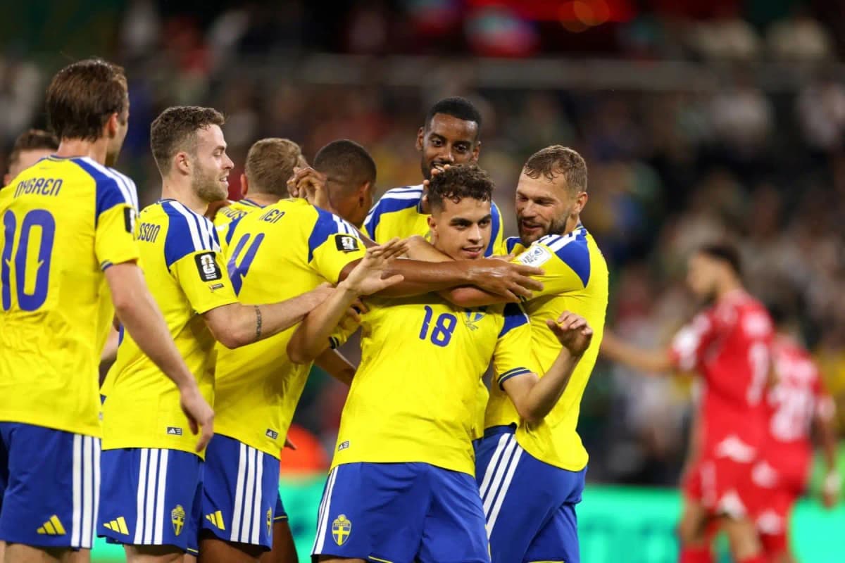 Mundial 2026: Suecia goleó 5-1 a Túnez y es líder del Grupo F