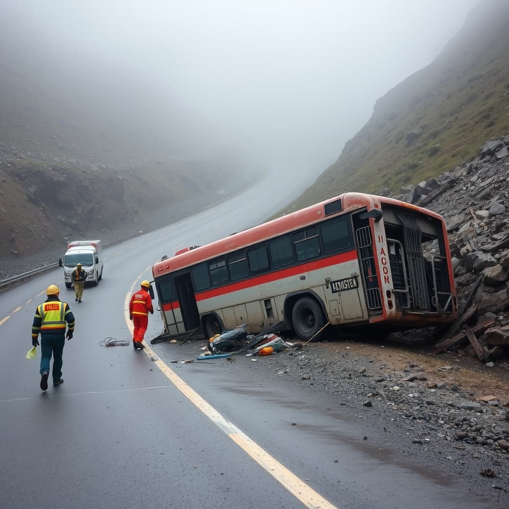 Despiste de bus en la Carretera Central deja 11 fallecidos en Tingo María