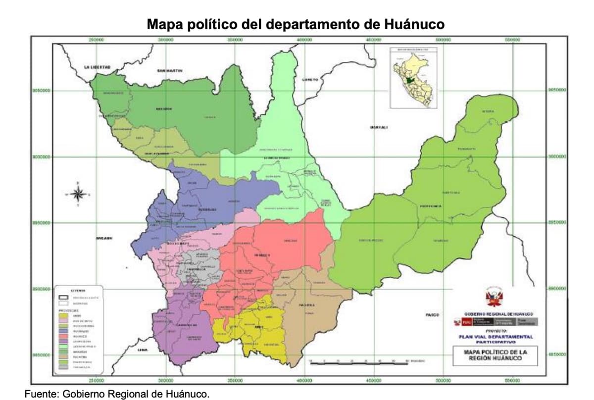 Huánuco avanza en delimitación territorial, pero mantiene zonas sensibles con Pasco y consultas para 2027