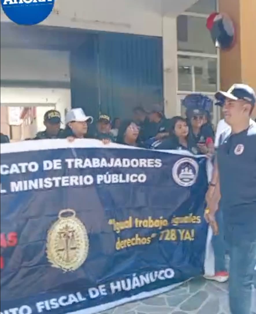 Paro en el Ministerio Público alcanza 85% de acatamiento en Huánuco