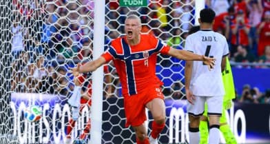 Haaland lidera goleada noruega