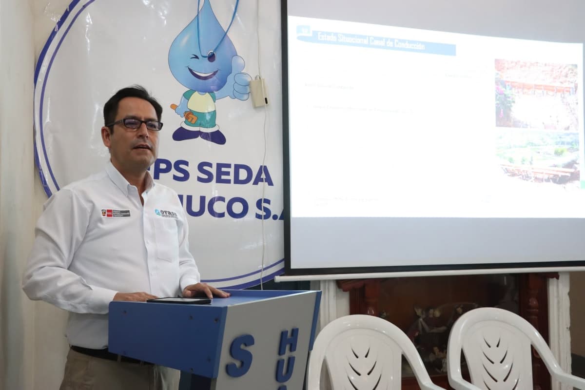 Renuncia clave en OTASS deja a Seda Huánuco bajo presión por crisis del agua