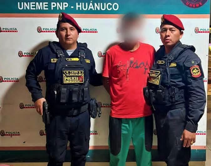 Puñalada en pleno centro de Huánuco deja un herido y un detenido por tentativa de homicidio