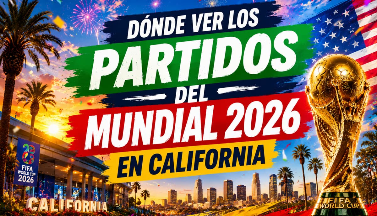 ¿Dónde ver los partidos del Mundial 2026 en California? Canales y streaming