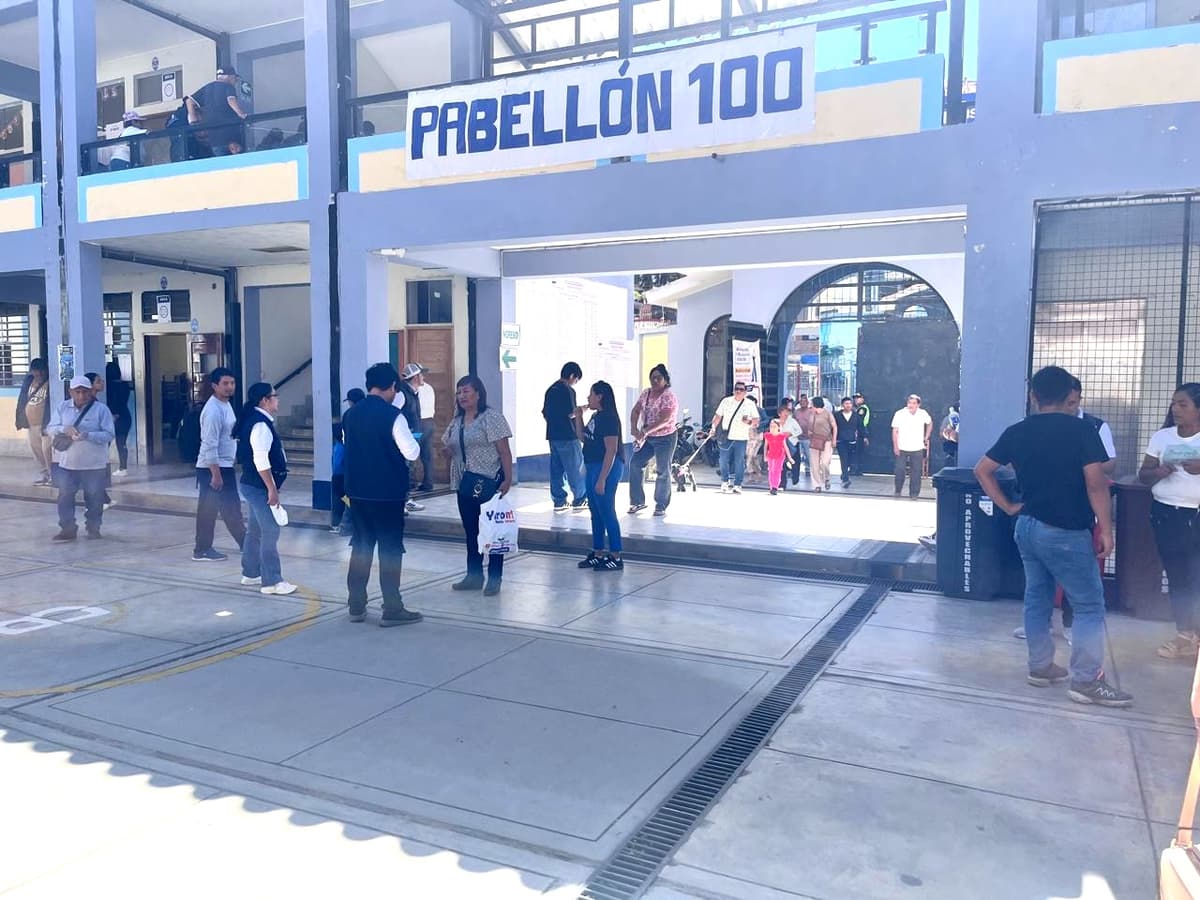 Locales de votación registraron jornada ordenada durante segunda vuelta en Huánuco y Amarilis
