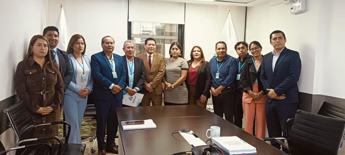 Crisis del agua fuerza mesa técnica de OTASS en Huánuco
