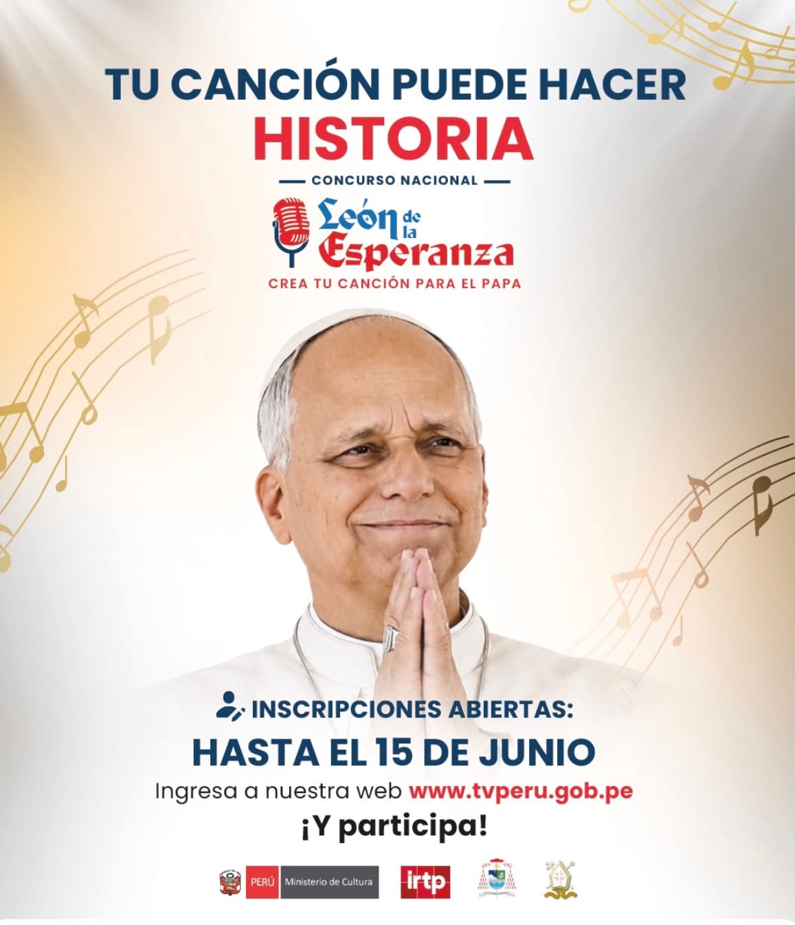 Internos del penal de Huánuco preparan canción para concurso nacional dedicado al papa León XIV