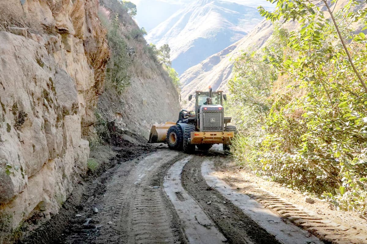 Carretera Higueras–Cozo–Yacus–Lauricocha reiniciaría obras tras paralización