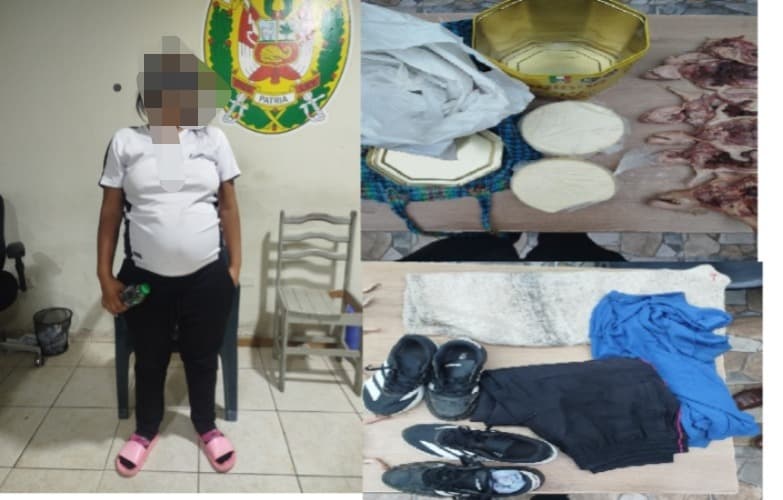 Adolescente entrega bienes sustraídos y queda detenida por hurto agravado