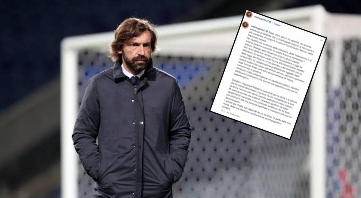 Andrea Pirlo rompe su silencio tras ser descartado como DT de Italia por vínculo con casa de apuestas