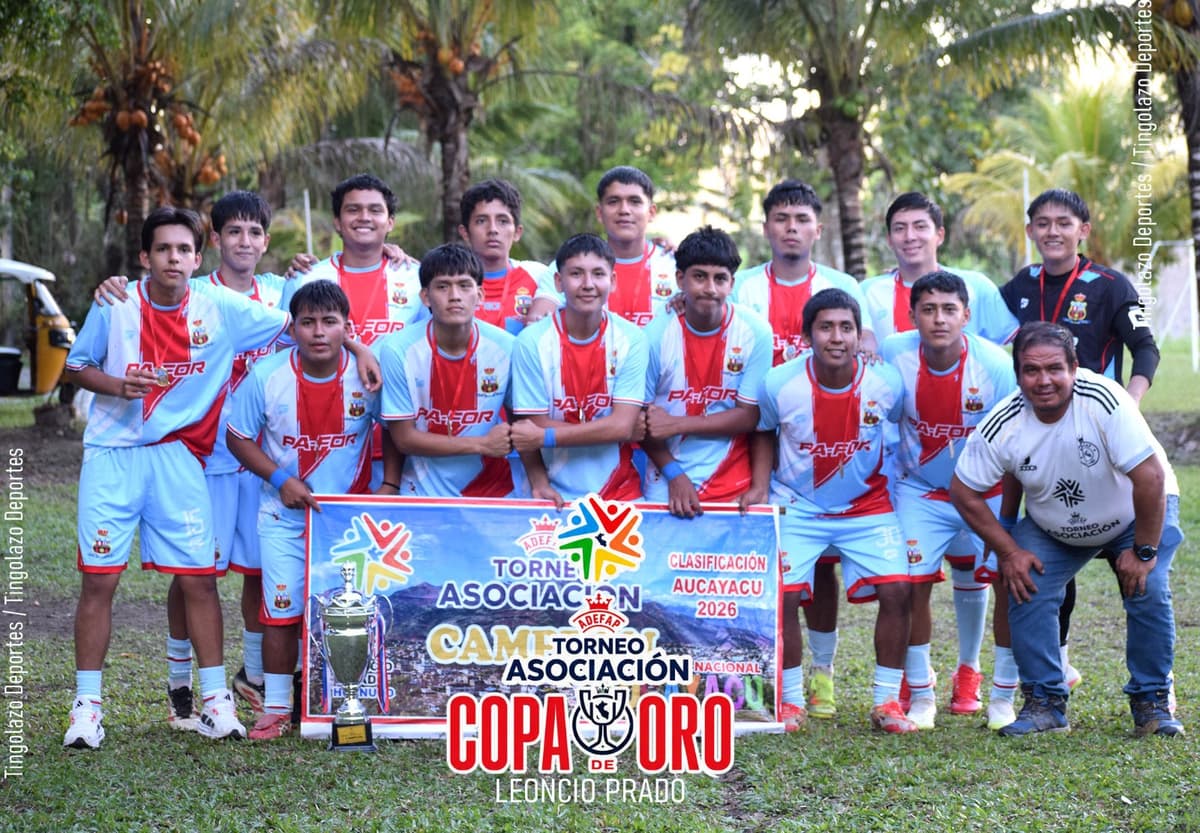 Aucayacu recibirá la Copa Oro Nacional