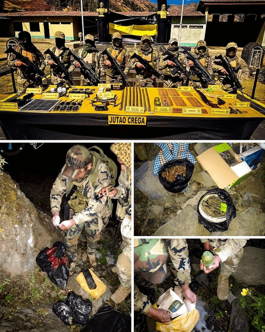 Fuerzas del orden destruyen campamento terrorista e incautan arsenal en el VRAEM