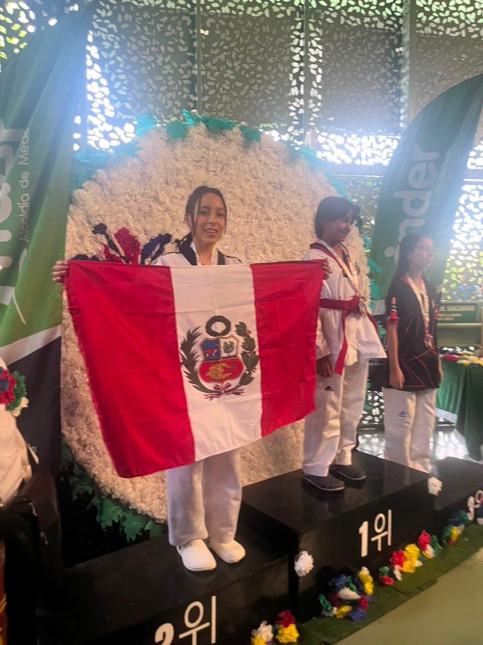 Taekwondistas huanuqueños brillan en Colombia