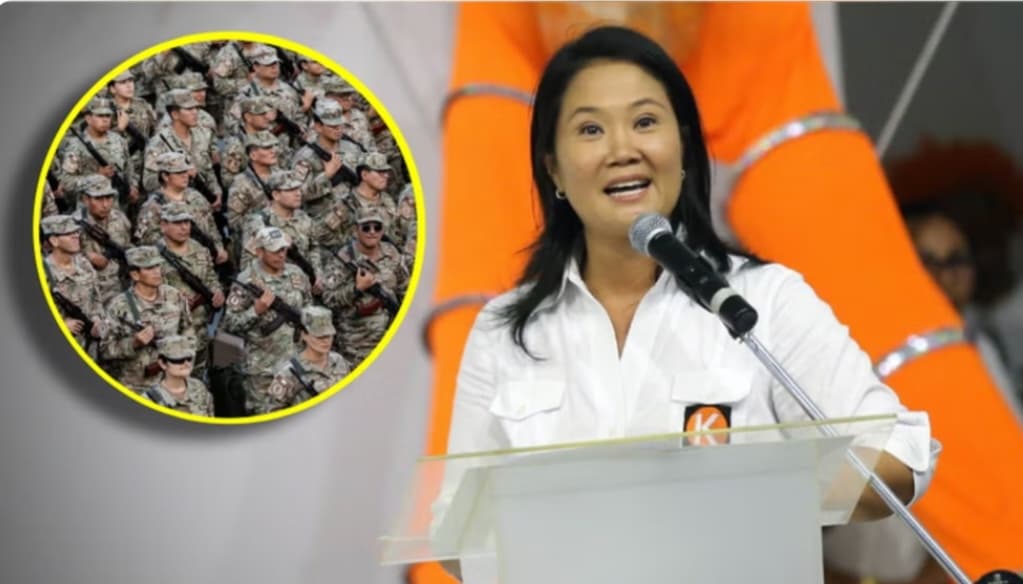 Keiko Fujimori plantea rastrillajes militares y cambios en normas penales