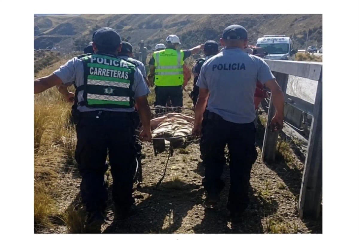 Tragedia en la Carretera Central: conductor fallece y mujer resulta herida tras caer a río