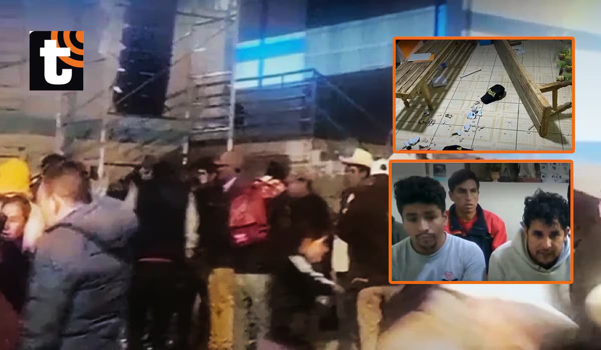 Cien personas invaden comisaría en Cajamarca y liberan a detenidos por minería ilegal