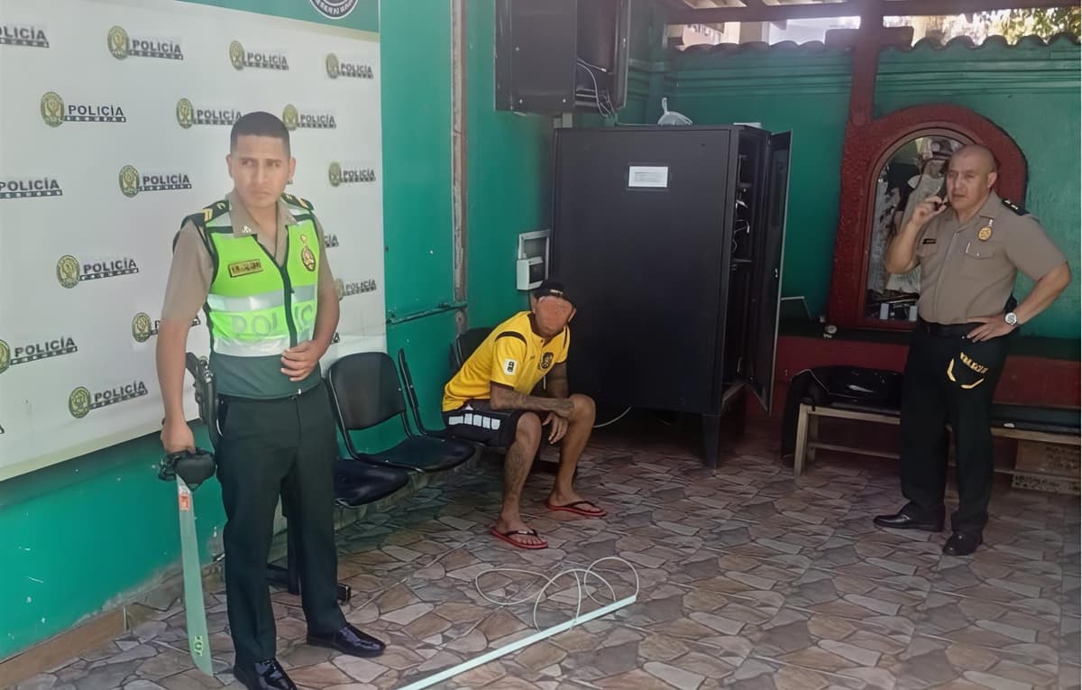 Detienen a colombiano acusado de intentar matar con machete a compatriota