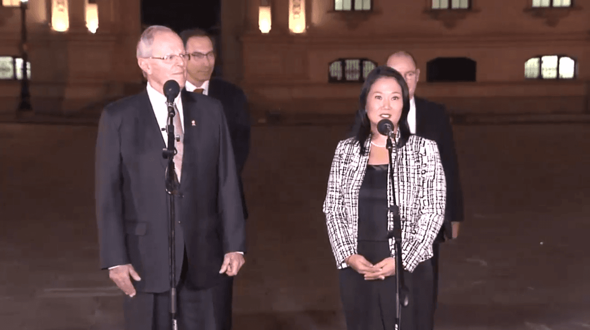 Keiko Fujimori recibe credenciales y llama a la unidad nacional