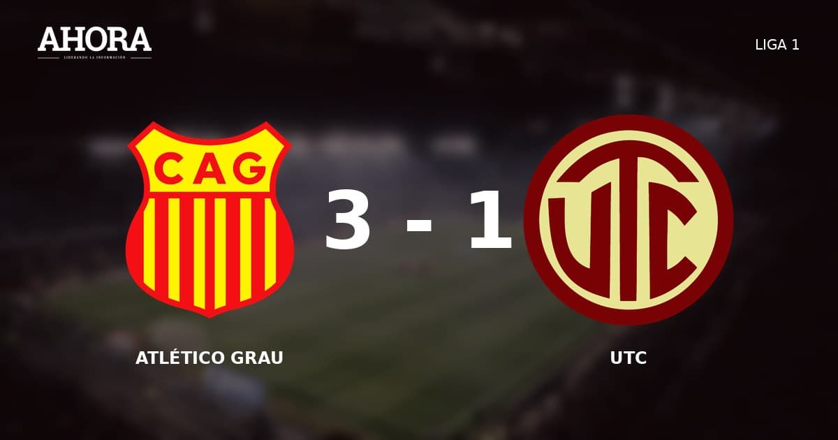 Atlético Grau superó 3-1 a UTC por la Liga 1 en Piura