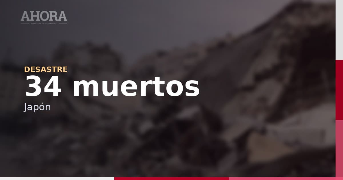 Terremoto en Japón: 34 muertos y 9,500 evacuados en Kyushu por sismo de magnitud 7.1