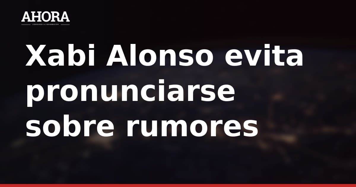 Xabi Alonso evita pronunciarse sobre rumores de fichajes de Welbeck y Henderson