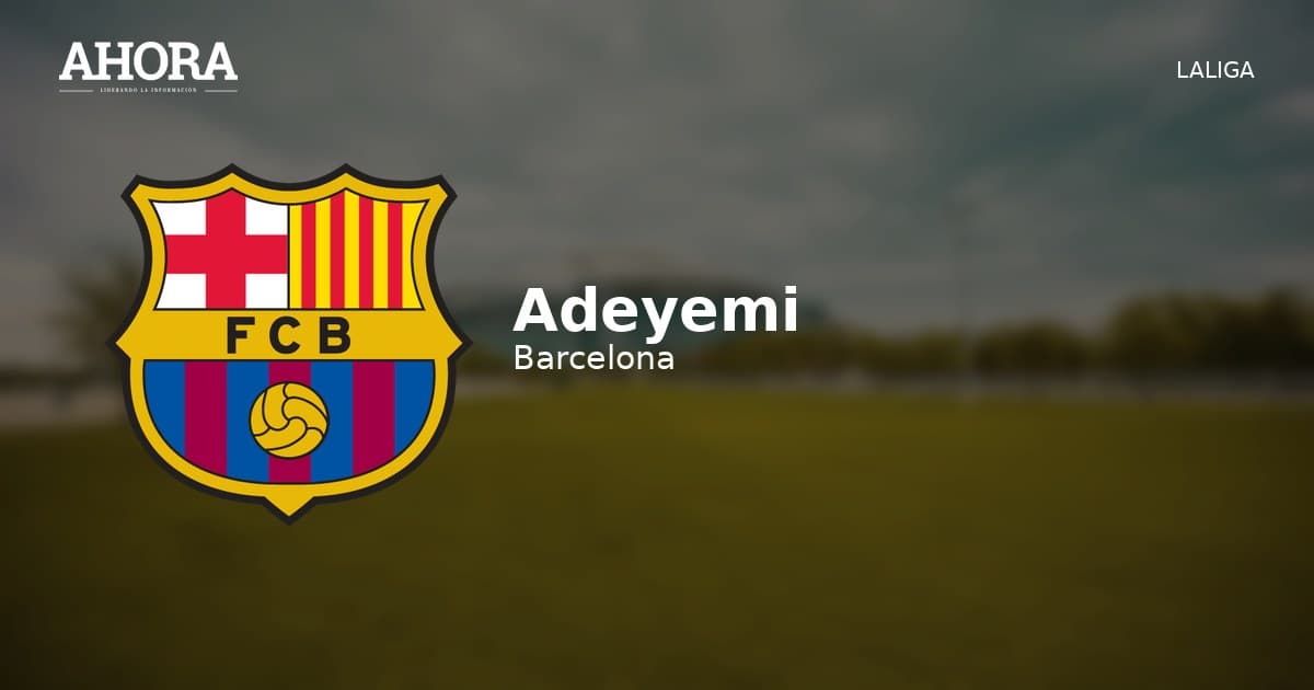 Adeyemi vivió una espera de ocho días antes de ser oficializado como jugador del Barcelona