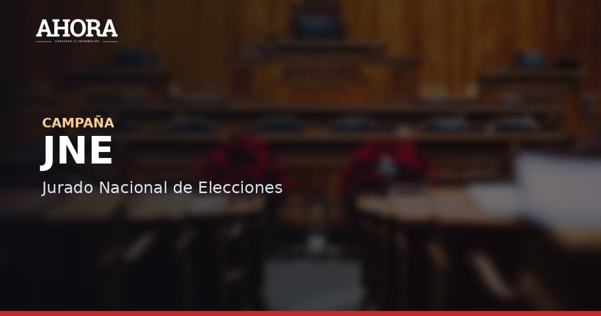 JNE habilita Voto Informado para revisar hojas de vida de candidatos antes del 4 de octubre