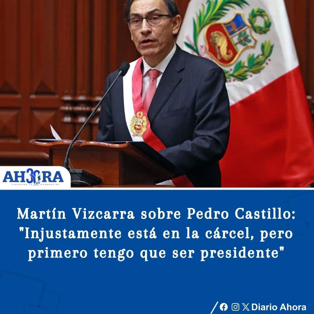Martín Vizcarra sobre Pedro Castillo: "Injustamente está en la cárcel, pero primero tengo que ser presidente"