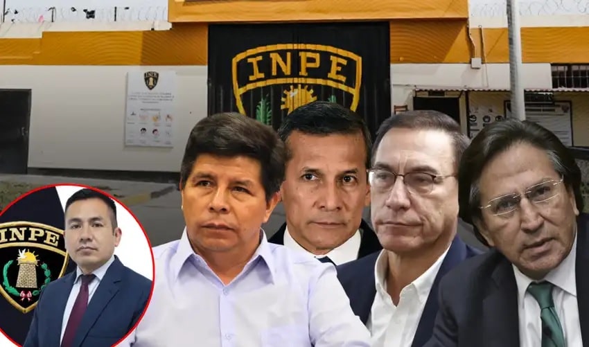 INPE ratifica a jefe de seguridad tras requisa a celdas de Castillo, Vizcarra y Humala, pese a denuncias