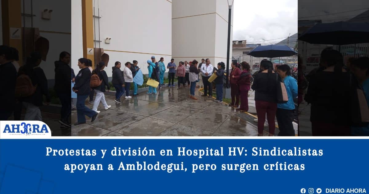 Protestas y división en Hospital HV: Sindicalistas apoyan a Amblodegui, pero surgen críticas