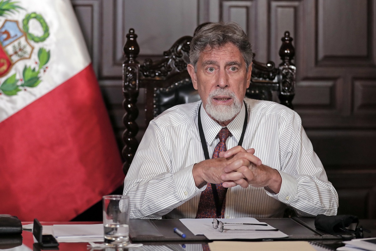 Sagasti anuncia cuarentena total obligatoria para Huánuco